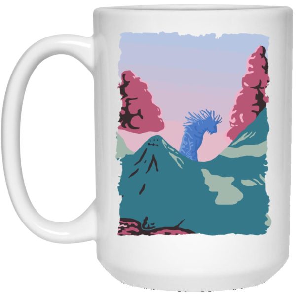 Princess Mononoke English Cast - Princess Mononoke – Shishigami Night time Mug-Accessories, House Decor, Mug, princess mononoke, Princess Mononoke English Cast