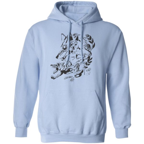 Princess Mononoke-ashitaka - Princess Mononoke and The Wolf Creative Art Hoodie Unisex-Apparel, Hoodie, princess mononoke, Princess Mononoke Ashitaka