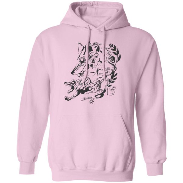 Princess Mononoke-ashitaka - Princess Mononoke and The Wolf Creative Art Hoodie Unisex-Apparel, Hoodie, princess mononoke, Princess Mononoke Ashitaka