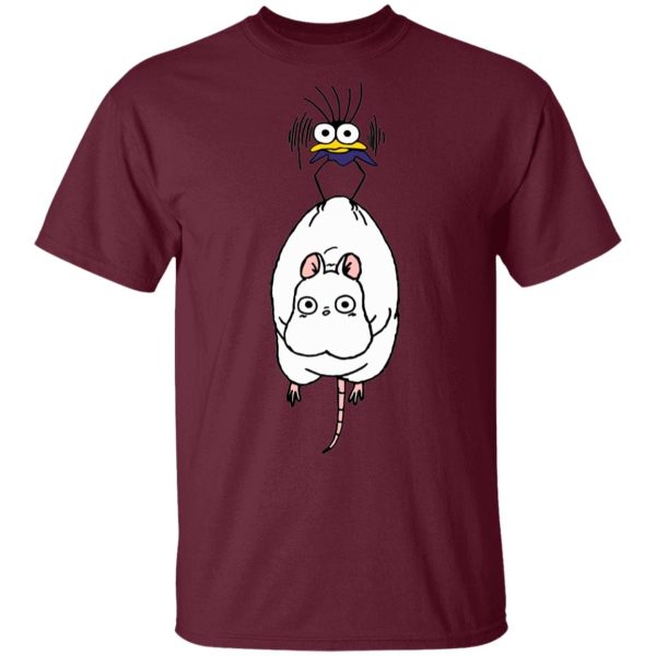 Minimalistic Spirited Away Wallpaper Portrait - Spirited Away – Boh Mouse T Shirt Unisex-Apparel, Minimalistic Spirited Away Wallpaper Portrait, Spirited Away, Tshirt