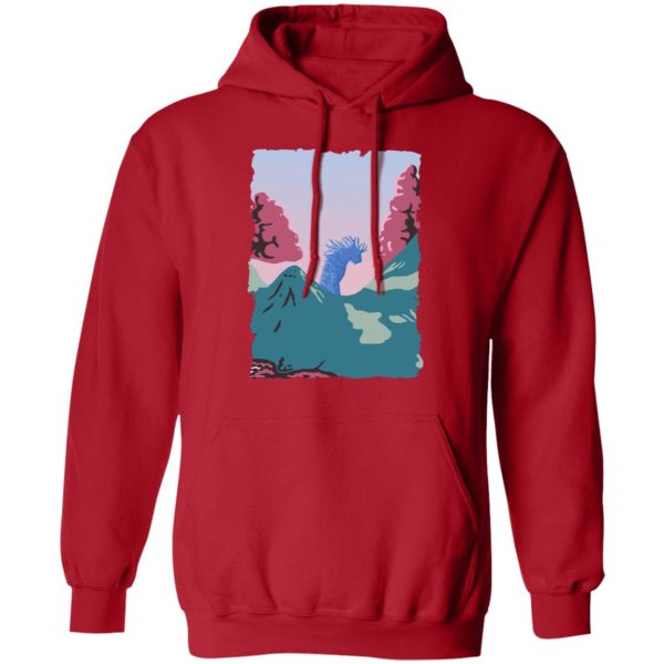 Princess Mononoke Actors - Princess Mononoke – Shishigami Night time Hoodie Unisex-Apparel, Hoodie, princess mononoke, Princess Mononoke Actors