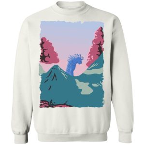 Princess Mononoke Forest Spirit Black - Princess Mononoke – Shishigami Night time Sweatshirt Unisex-Apparel, princess mononoke, Princess Mononoke Forest Spirit Black, Sweatshirt