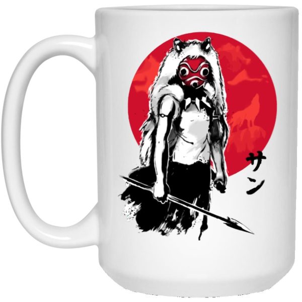 Tree Spirits Princess Mononoke - Princess Mononoke Mug-Accessories, House Decor, Mug, princess mononoke, Tree Spirits Princess Mononoke