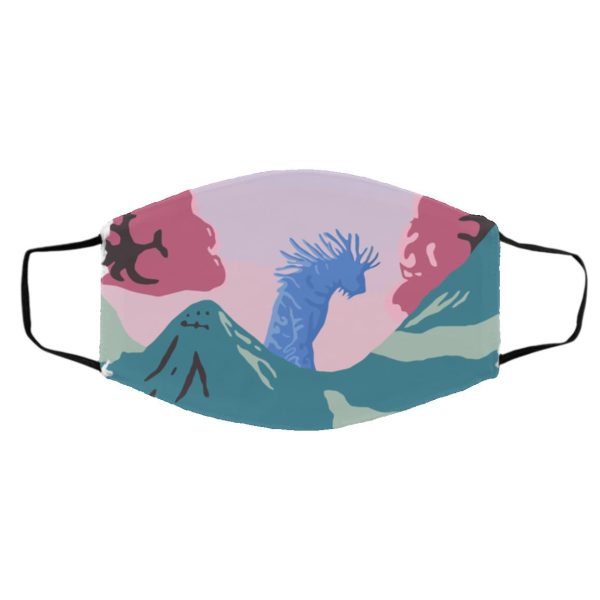 Forest Spirit Princess Mononoke - Princess Mononoke – Shishigami Night time Face Mask-Accessories, Face Mask, Forest Spirit Princess Mononoke, princess mononoke