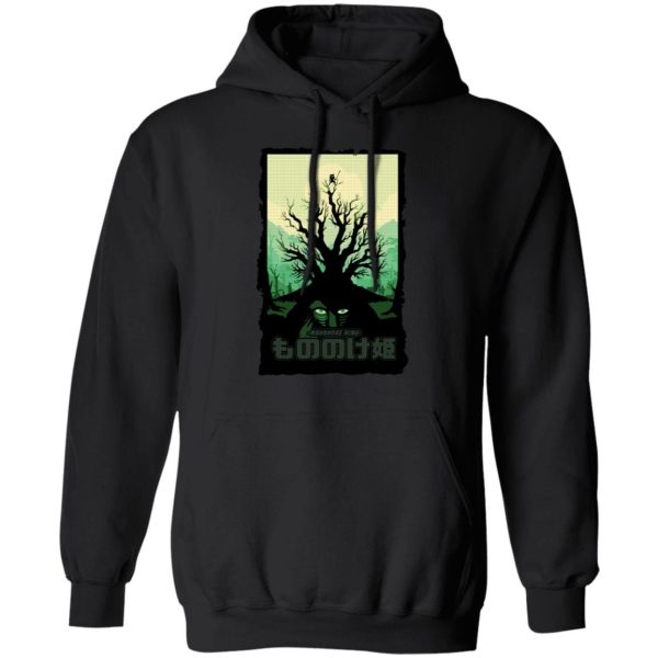 Princess Mononoke Mononoke Hime - Princess Mononoke – Forest Spirit Hoodie-Apparel, Hoodie, princess mononoke, Princess Mononoke Mononoke Hime