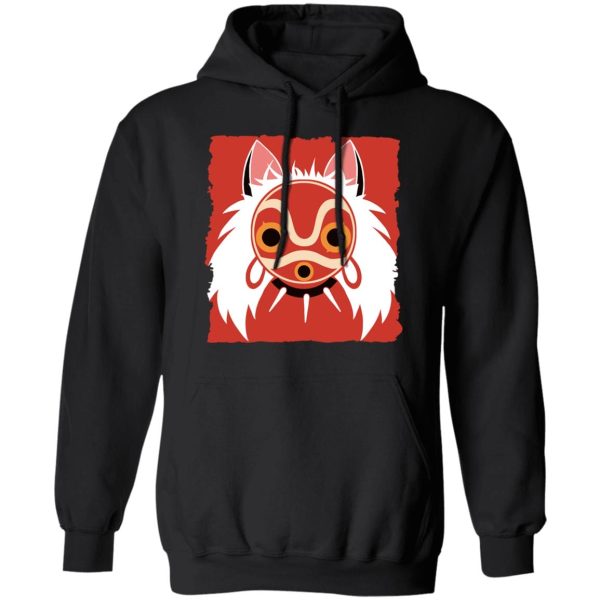 Princess Mononoke Character - Princess Mononoke Mask Classic Hoodie-Apparel, Hoodie, princess mononoke, Princess Mononoke Character