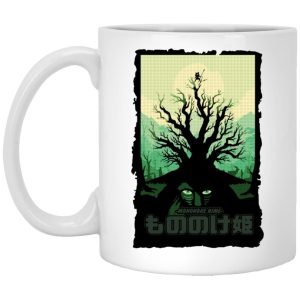 Princess Mononoke Mask - Princess Mononoke – Forest Spirit Mug-House Decor, Mug, princess mononoke, Princess Mononoke Mask