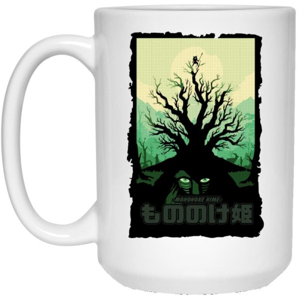 Princess Mononoke Mask - Princess Mononoke – Forest Spirit Mug-House Decor, Mug, princess mononoke, Princess Mononoke Mask