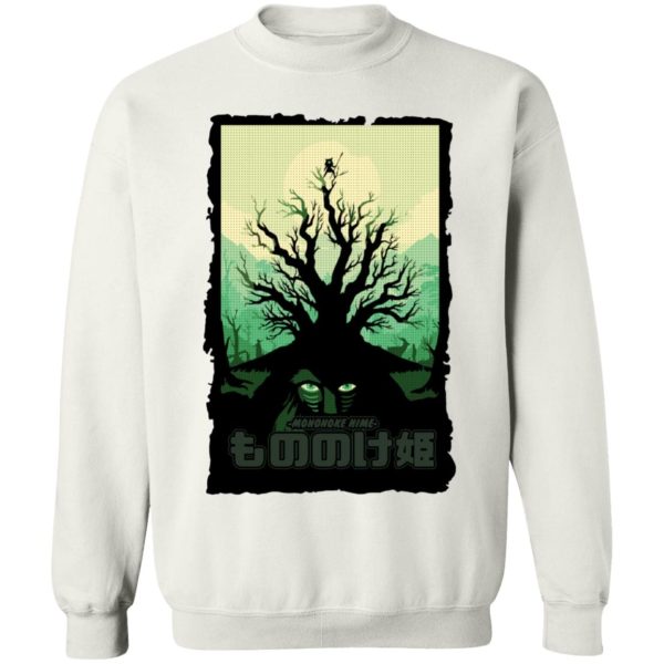 Forest Spirit Princess Mononoke - Princess Mononoke – Forest Spirit Sweatshirt-Apparel, Forest Spirit Princess Mononoke, princess mononoke, Sweatshirt