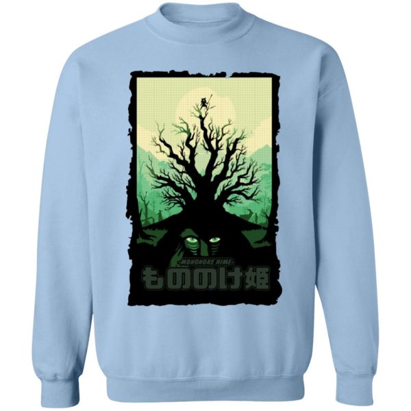 Forest Spirit Princess Mononoke - Princess Mononoke – Forest Spirit Sweatshirt-Apparel, Forest Spirit Princess Mononoke, princess mononoke, Sweatshirt