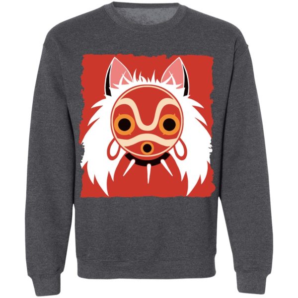 Princess Mononoke Wallpaper - Princess Mononoke Mask Classic Sweatshirt-Apparel, princess mononoke, Princess Mononoke Wallpaper, Sweatshirt