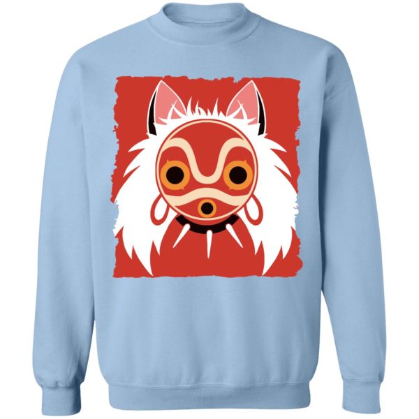 Princess Mononoke Wallpaper - Princess Mononoke Mask Classic Sweatshirt-Apparel, princess mononoke, Princess Mononoke Wallpaper, Sweatshirt