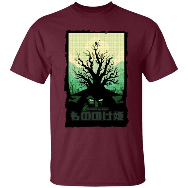 Moro Princess Mononoke - Princess Mononoke – Forest Spirit T Shirt-Apparel, Moro Princess Mononoke, princess mononoke, Tshirt