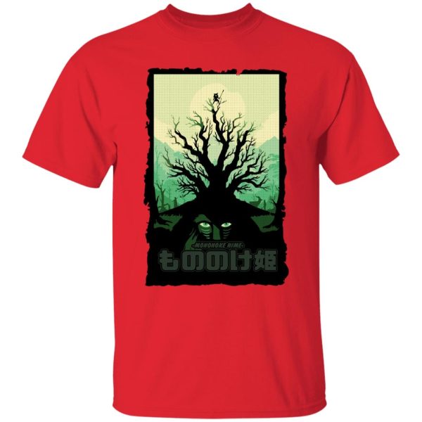 Moro Princess Mononoke - Princess Mononoke – Forest Spirit T Shirt-Apparel, Moro Princess Mononoke, princess mononoke, Tshirt