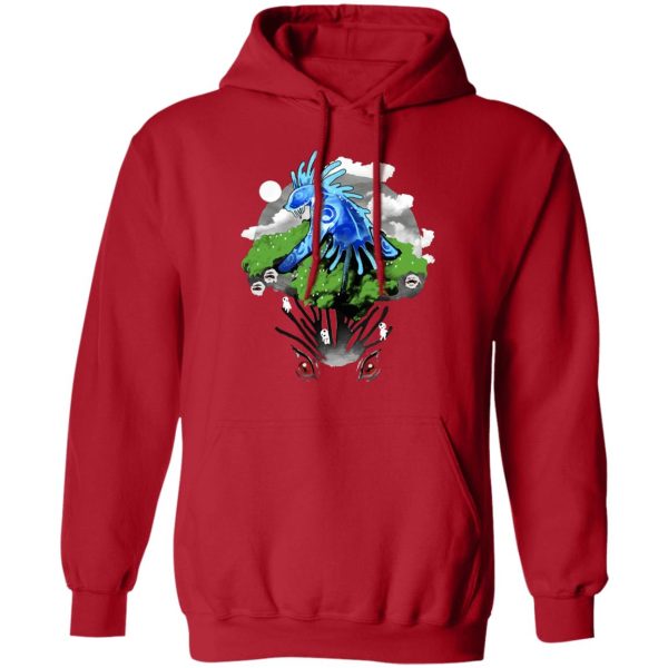 Princess Mononoke Showtimes - Princess Mononoke – Shishigami Essential Hoodie-Apparel, Hoodie, princess mononoke, Princess Mononoke Showtimes