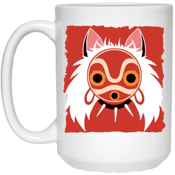 Princess Mononoke Theaters - Princess Mononoke Mask Classic Mug-House Decor, Mug, princess mononoke, Princess Mononoke Theaters