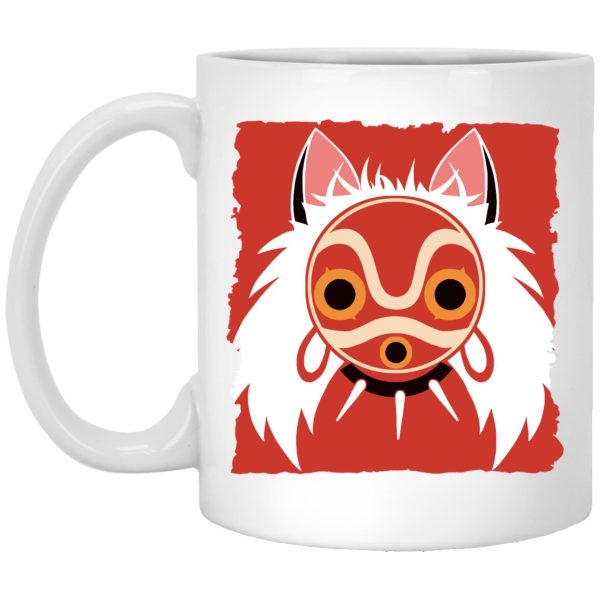 Princess Mononoke Theaters - Princess Mononoke Mask Classic Mug-House Decor, Mug, princess mononoke, Princess Mononoke Theaters