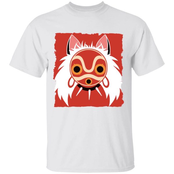 San Princess Mononoke - Princess Mononoke Mask Classic T Shirt-Apparel, princess mononoke, San Princess Mononoke, Tshirt