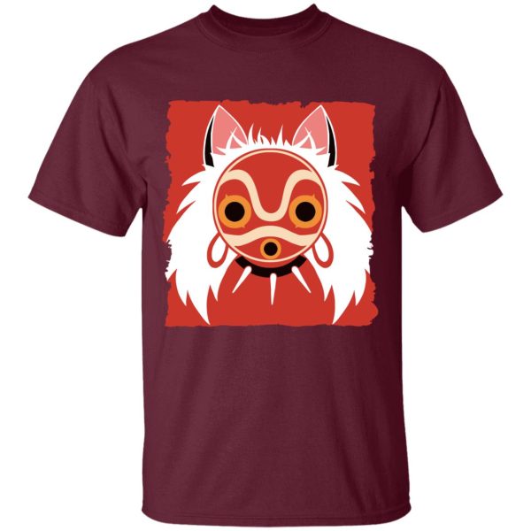 San Princess Mononoke - Princess Mononoke Mask Classic T Shirt-Apparel, princess mononoke, San Princess Mononoke, Tshirt