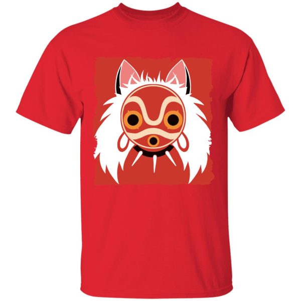 San Princess Mononoke - Princess Mononoke Mask Classic T Shirt-Apparel, princess mononoke, San Princess Mononoke, Tshirt