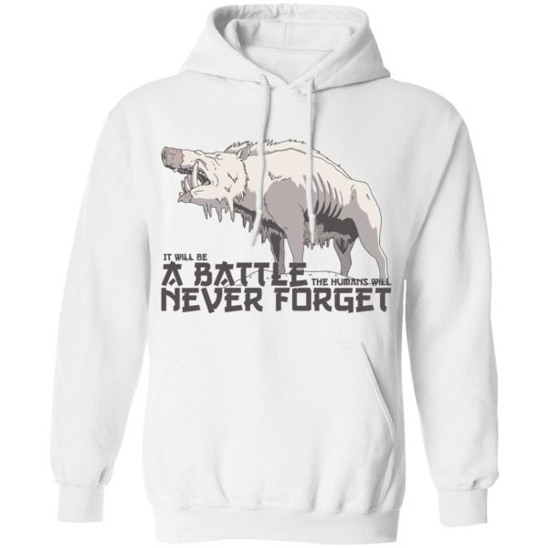 Ashitaka Princess Mononoke - Princess Mononoke – A Battle Never Forget Hoodie-Apparel, Ashitaka Princess Mononoke, Hoodie, princess mononoke