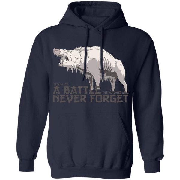 Ashitaka Princess Mononoke - Princess Mononoke – A Battle Never Forget Hoodie-Apparel, Ashitaka Princess Mononoke, Hoodie, princess mononoke