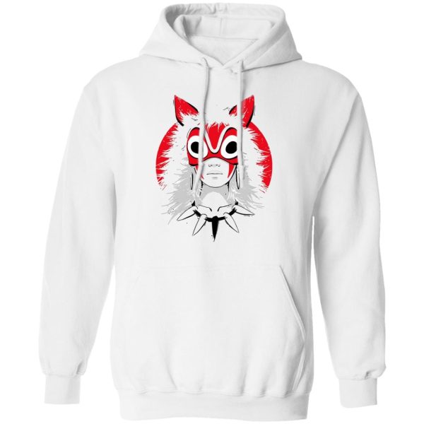 Leper Scene Princess Mononoke - Princess Mononoke and the Broken Mask Hoodie-Apparel, Hoodie, Leper Scene Princess Mononoke, princess mononoke