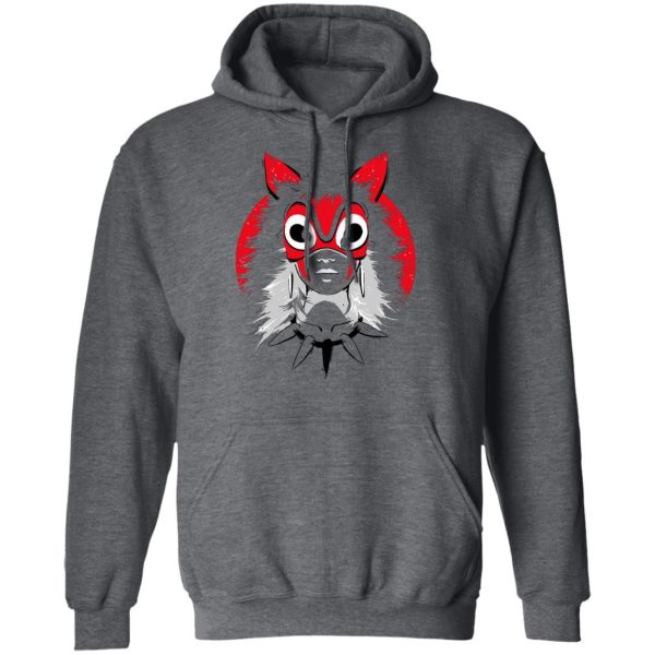 Leper Scene Princess Mononoke - Princess Mononoke and the Broken Mask Hoodie-Apparel, Hoodie, Leper Scene Princess Mononoke, princess mononoke