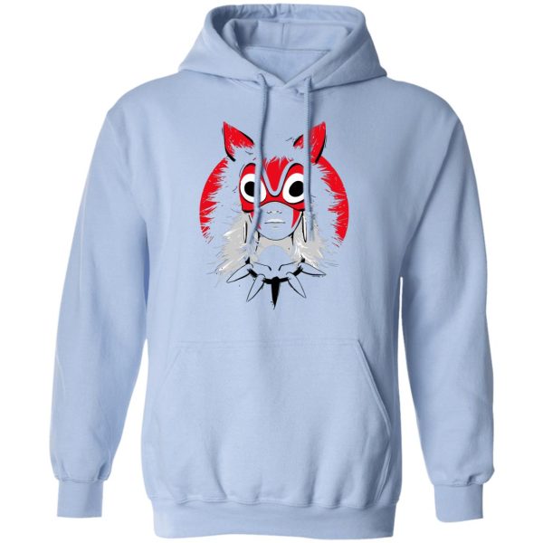 Leper Scene Princess Mononoke - Princess Mononoke and the Broken Mask Hoodie-Apparel, Hoodie, Leper Scene Princess Mononoke, princess mononoke