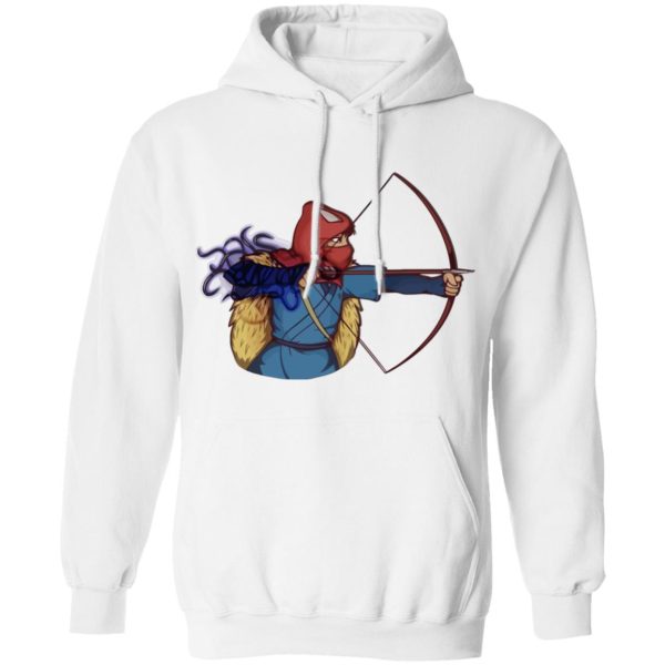 Anime Film Princess Mononoke - Princess Mononoke – Ashitaka Hoodie-Anime Film Princess Mononoke, Apparel, Hoodie, princess mononoke