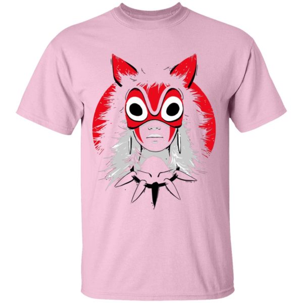 Princess Mononoke Film - Princess Mononoke and the Broken Mask T Shirt-Apparel, princess mononoke, Princess Mononoke Film, Tshirt