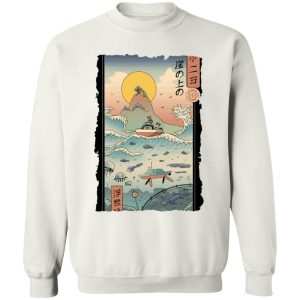 Forest Spirits Princess Mononoke - Ponyo By The Sea Classic Sweatshirt-Apparel, Forest Spirits Princess Mononoke, ponyo, Sweatshirt