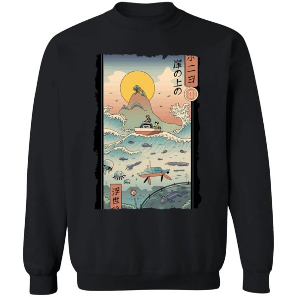 Forest Spirits Princess Mononoke - Ponyo By The Sea Classic Sweatshirt-Apparel, Forest Spirits Princess Mononoke, ponyo, Sweatshirt