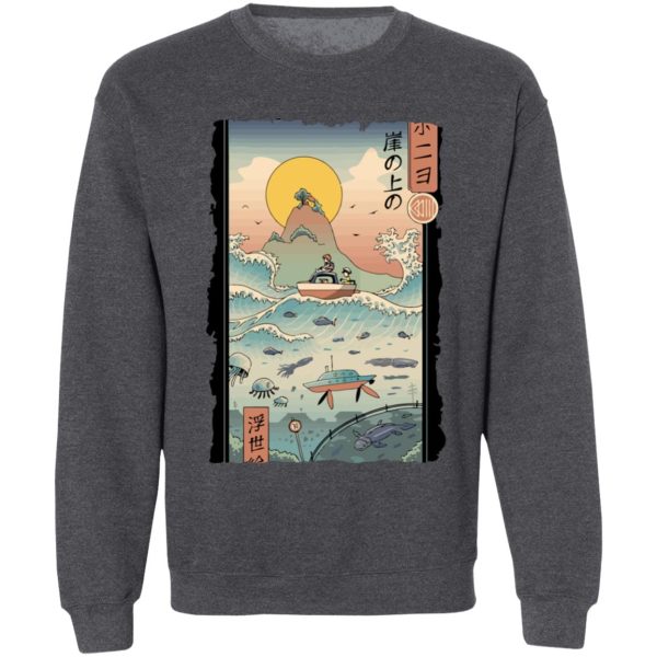 Forest Spirits Princess Mononoke - Ponyo By The Sea Classic Sweatshirt-Apparel, Forest Spirits Princess Mononoke, ponyo, Sweatshirt