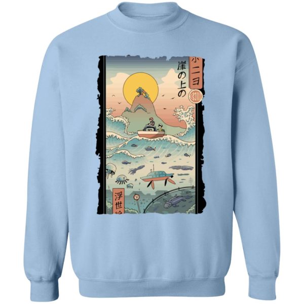 Forest Spirits Princess Mononoke - Ponyo By The Sea Classic Sweatshirt-Apparel, Forest Spirits Princess Mononoke, ponyo, Sweatshirt