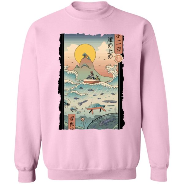 Forest Spirits Princess Mononoke - Ponyo By The Sea Classic Sweatshirt-Apparel, Forest Spirits Princess Mononoke, ponyo, Sweatshirt