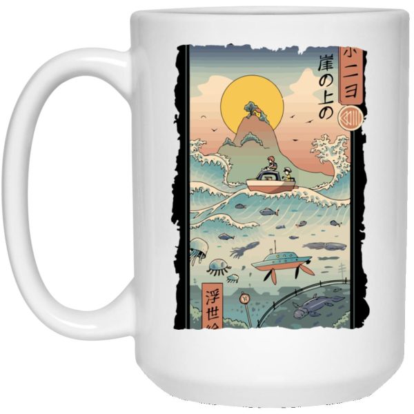 Ponyo Cosplay Ponyo Baby Fish - Ponyo By The Sea Classic Mug-Accessories, House Decor, Mug, ponyo, Ponyo Cosplay Ponyo Baby Fish