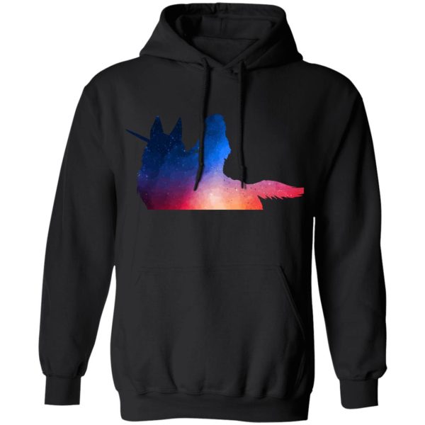 Princess Mononoke English Cast - Princess Mononoke Rainbow Style Hoodie-Apparel, Hoodie, princess mononoke, Princess Mononoke English Cast