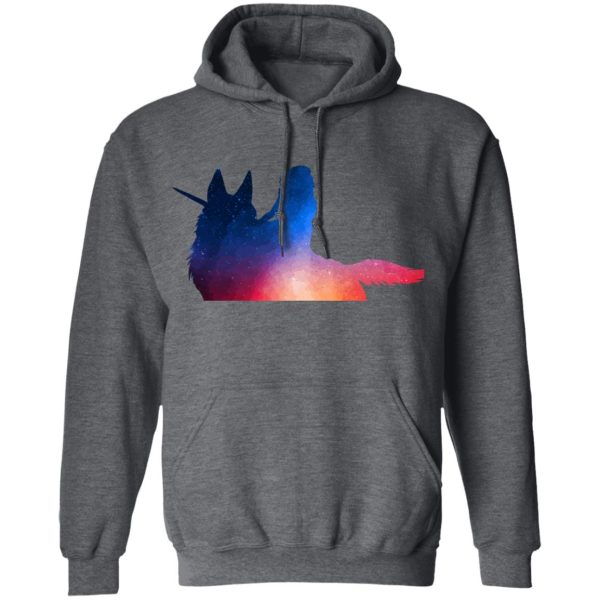 Princess Mononoke English Cast - Princess Mononoke Rainbow Style Hoodie-Apparel, Hoodie, princess mononoke, Princess Mononoke English Cast