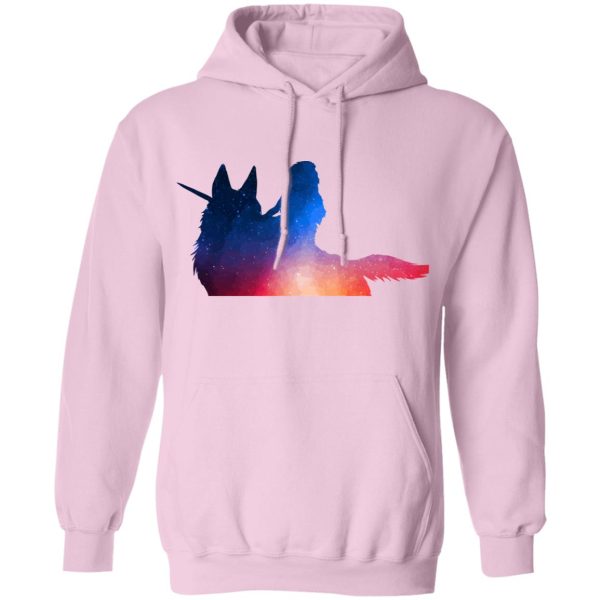 Princess Mononoke English Cast - Princess Mononoke Rainbow Style Hoodie-Apparel, Hoodie, princess mononoke, Princess Mononoke English Cast