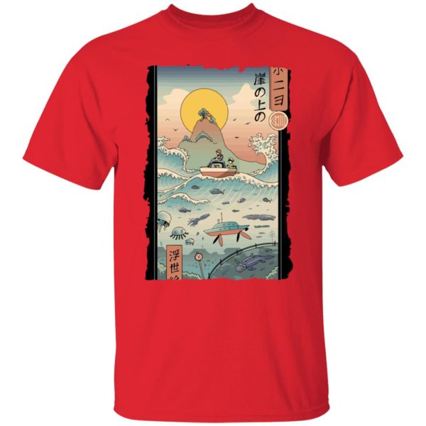 Is Ponyo Problematic - Ponyo By The Sea Classic T Shirt-Apparel, Is Ponyo Problematic, ponyo, Tshirt