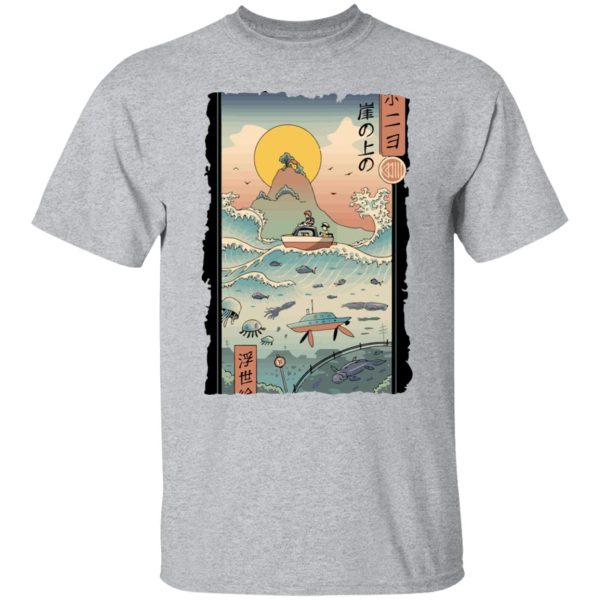 Is Ponyo Problematic - Ponyo By The Sea Classic T Shirt-Apparel, Is Ponyo Problematic, ponyo, Tshirt