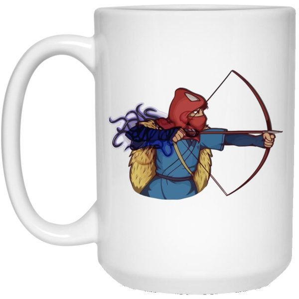 Princess Mononoke - Ashitaka Mug-Accessories, House Decor, Mug, princess mononoke