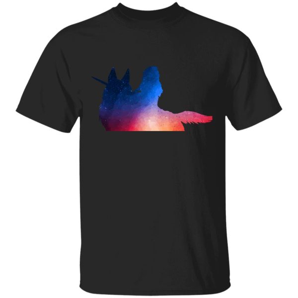 Princess Mononoke Actors - Princess Mononoke Rainbow Style T Shirt-Apparel, princess mononoke, Princess Mononoke Actors, Tshirt