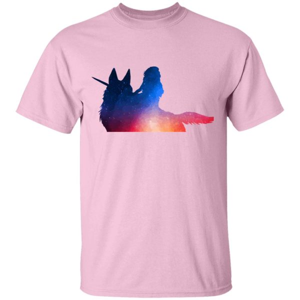 Princess Mononoke Actors - Princess Mononoke Rainbow Style T Shirt-Apparel, princess mononoke, Princess Mononoke Actors, Tshirt