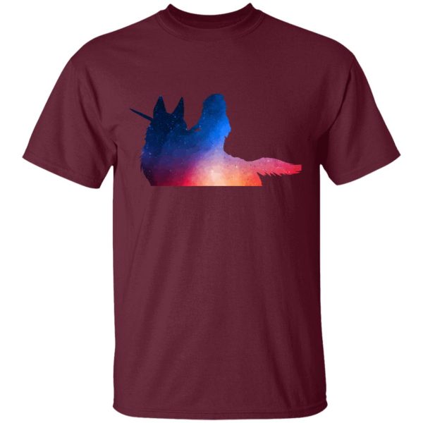 Princess Mononoke Actors - Princess Mononoke Rainbow Style T Shirt-Apparel, princess mononoke, Princess Mononoke Actors, Tshirt