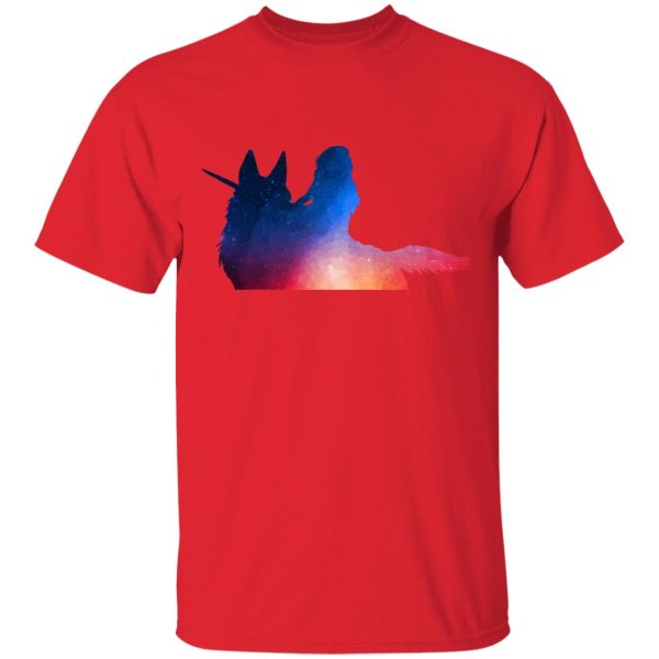 Princess Mononoke Actors - Princess Mononoke Rainbow Style T Shirt-Apparel, princess mononoke, Princess Mononoke Actors, Tshirt