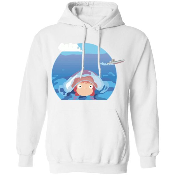 Ponyo 2 - Ponyo in her first trip Hoodie-Apparel, Hoodie, ponyo, Ponyo 2