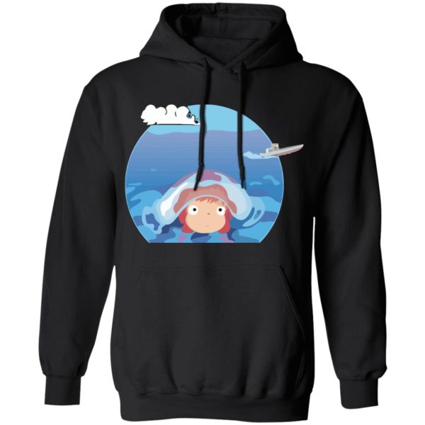 Ponyo 2 - Ponyo in her first trip Hoodie-Apparel, Hoodie, ponyo, Ponyo 2