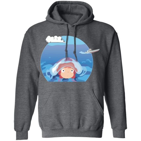 Ponyo 2 - Ponyo in her first trip Hoodie-Apparel, Hoodie, ponyo, Ponyo 2